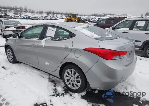 2012 Hyundai Elantra Gls из США, поврежденный, VIN 5NPDH4AE1CH104094